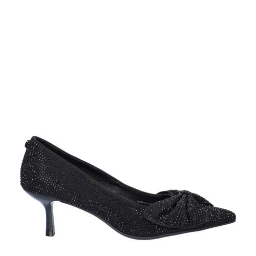 Nelson pumps met strass zwart afbeelding