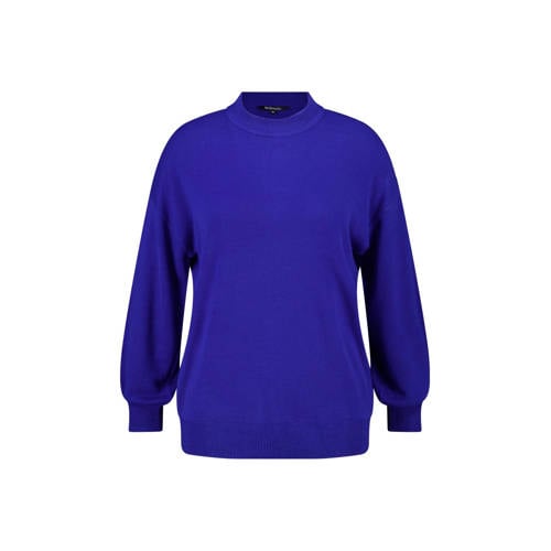 MS Mode gebreide trui blauw afbeelding