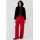 s.Oliver straight regular waist casual broek rood