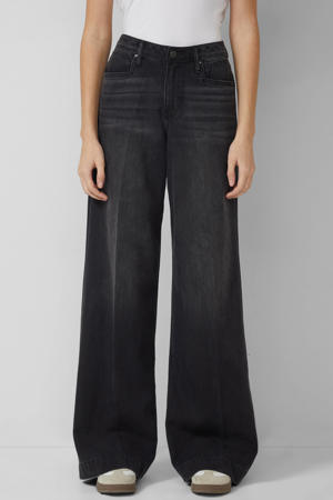 wide leg jeans grey denim