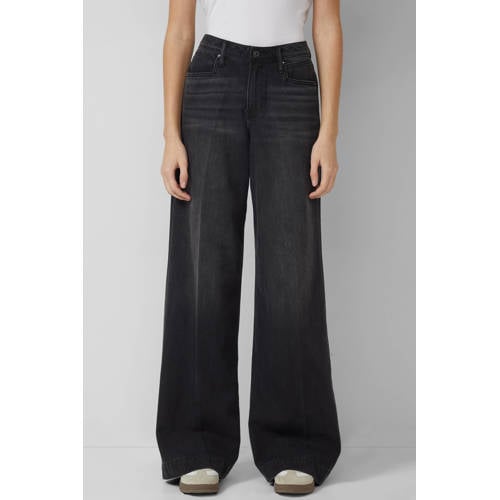 s.Oliver wide leg jeans grey denim afbeelding