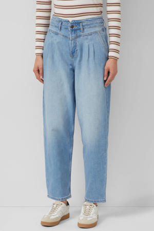 high waist barrel jeans lichtblauw