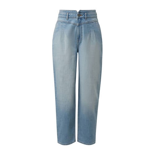 s.Oliver high waist barrel jeans lichtblauw afbeelding