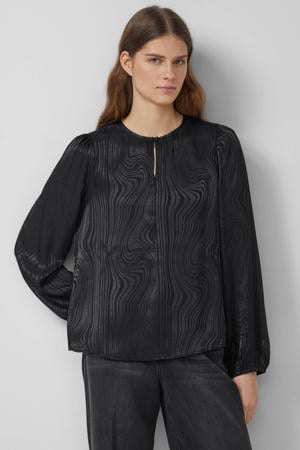 blousetop zwart
