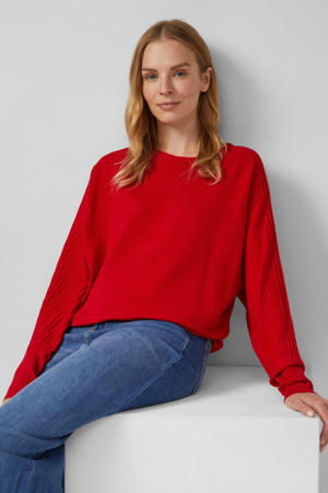 gebreide trui rood