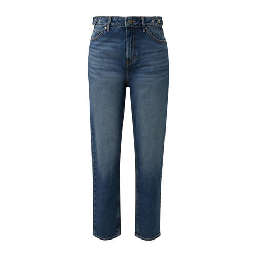 s.Oliver mom jeans dark blue denim afbeelding