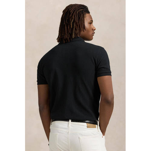 POLO Ralph Lauren slim polo zwart afbeelding