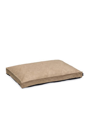 orthopedisch lederlook hondenkussen Lua beige (100x70 cm)