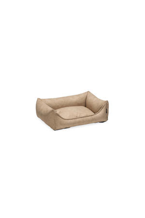 orthopedische lederlook hondenmand Lua beige (70x50 cm)
