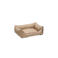 Beeztees orthopedische lederlook hondenmand Lua beige (70x50 cm)