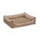 Beeztees orthopedische lederlook hondenmand Lua beige (100x80 cm)