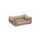 Beeztees orthopedische lederlook hondenmand Lua beige (80x60 cm)