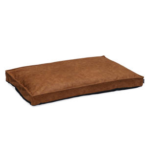 orthopedisch lederlook hondenkussen Lua cognac (120x80 cm)