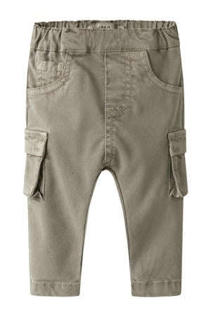 loose fit cargo broek groen