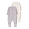 NAME IT BABY pyjama - lila/ecru (set van 2)