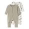 NAME IT BABY pyjama - groen/wit (set van 2)
