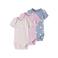 NAME IT BABY romper - lichtroze/roze/blauw (set van 3)