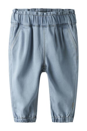 regular waist regular fit jeans light blue denim