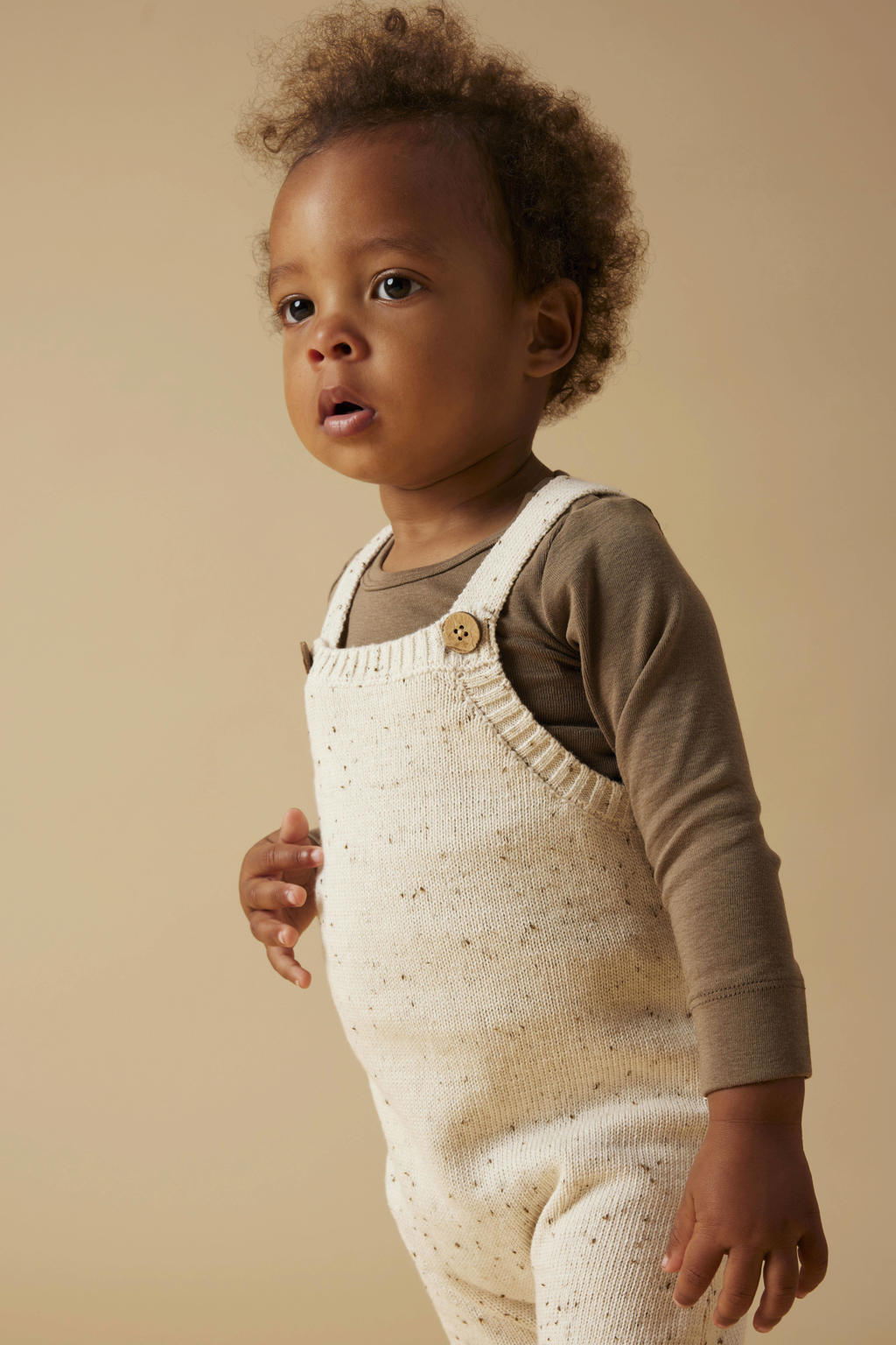 LIL' ATELIER BABY romper bruin