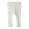 LIL' ATELIER BABY regular legging met hartjes wit