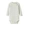 LIL' ATELIER BABY romper gestreept ecru/blauw