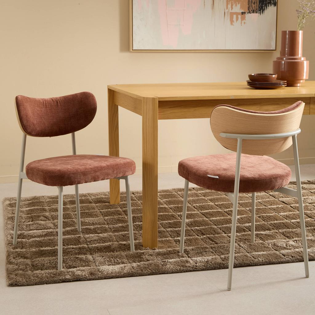 NOUS Living eetkamerstoel (set van 2) Furo