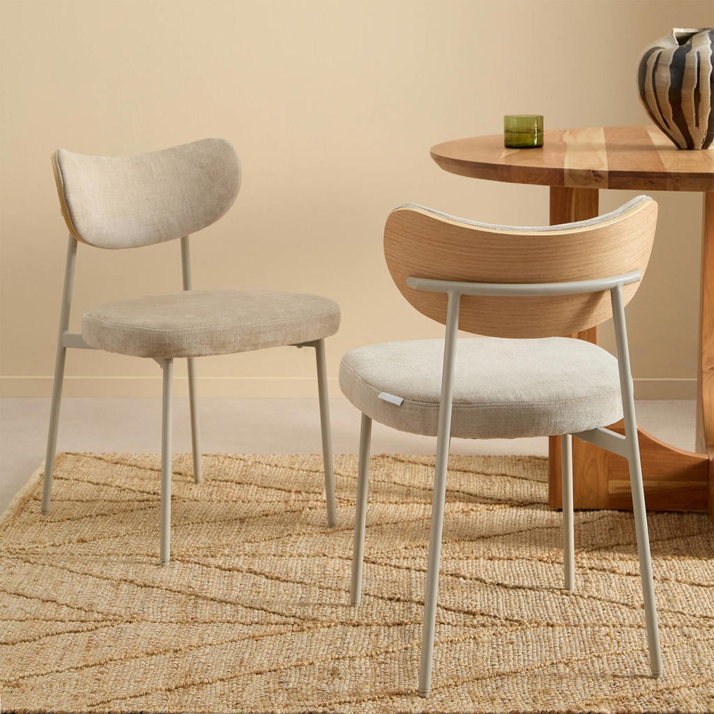 NOUS Living eetkamerstoel (set van 2) Furo