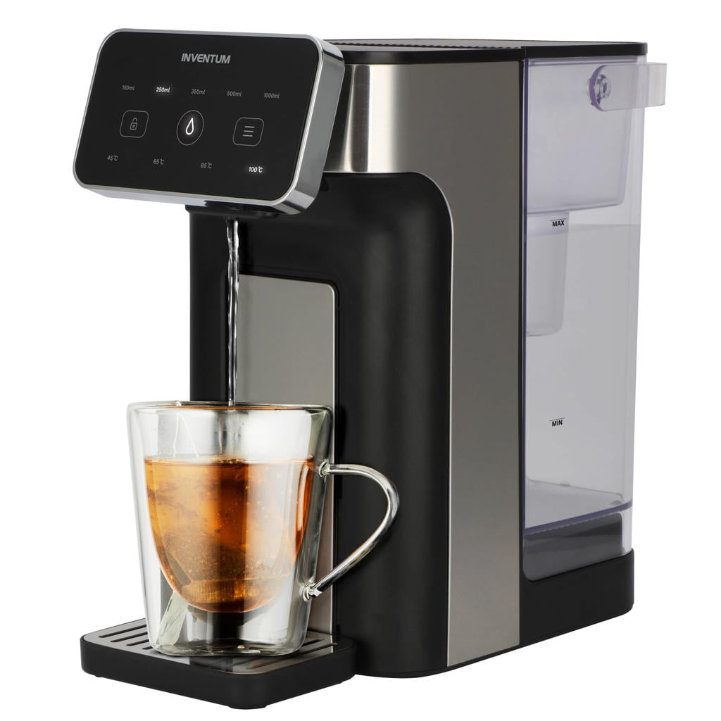 Inventum heetwaterdispenser - HWD725B - zwart/RVS