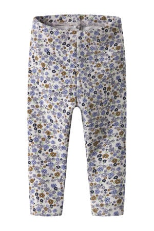 regular gebloemde casual broek lila