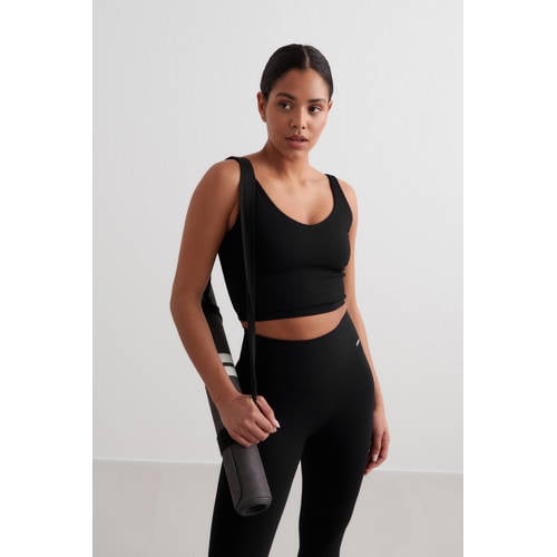 Aim'n sporttop Ribbed zwart afbeelding