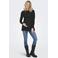 ONLY MATERNITY zwangerschaps top zwart rib gebreid