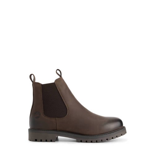 Travelin Talvik leren chelsea boots donkerbruin afbeelding