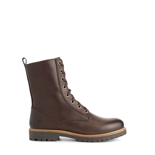 Travelin Forsol leren veterboots donkerbruin afbeelding