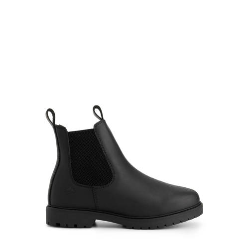 Travelin Raufoss gevoerde leren chelsea boots zwart afbeelding