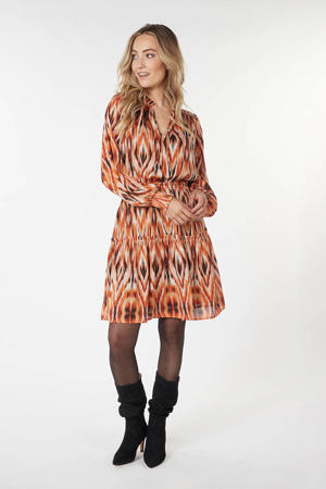korte jurk oranje