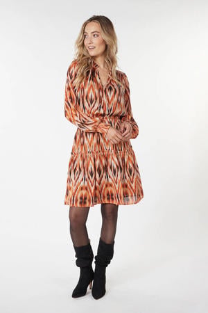 korte jurk oranje