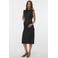 MAMALICIOUS zwangerschaps midi jurk met glitter zwart