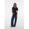 MAMALICIOUS low waist zwangerschaps wide leg jeans dark blue denim