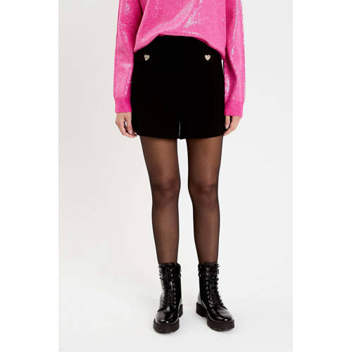 Cache Cache baggy high waist casual short zwart afbeelding