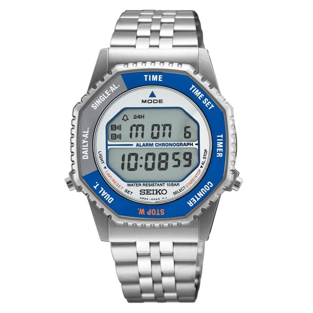 Seiko horloge SMGG21P1 zilverkleurig
