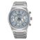 Seiko horloge SSB459P1 zilverkleurig