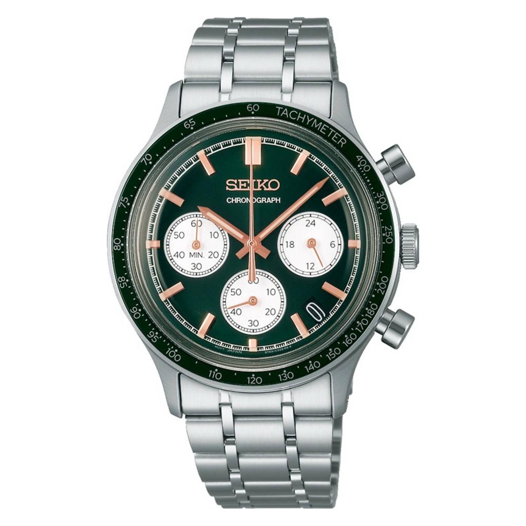 Seiko horloge SSB481P1 zilverkleurig