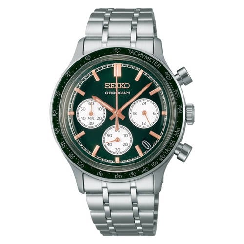 Seiko horloge SSB481P1 zilverkleurig afbeelding