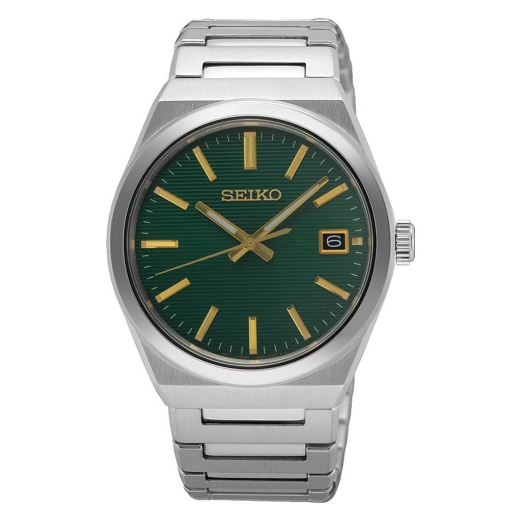 Seiko horloge SUR601P1 zilverkleurig