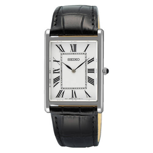 Seiko horloge SWR103P1 zwart/zilverkleurig afbeelding