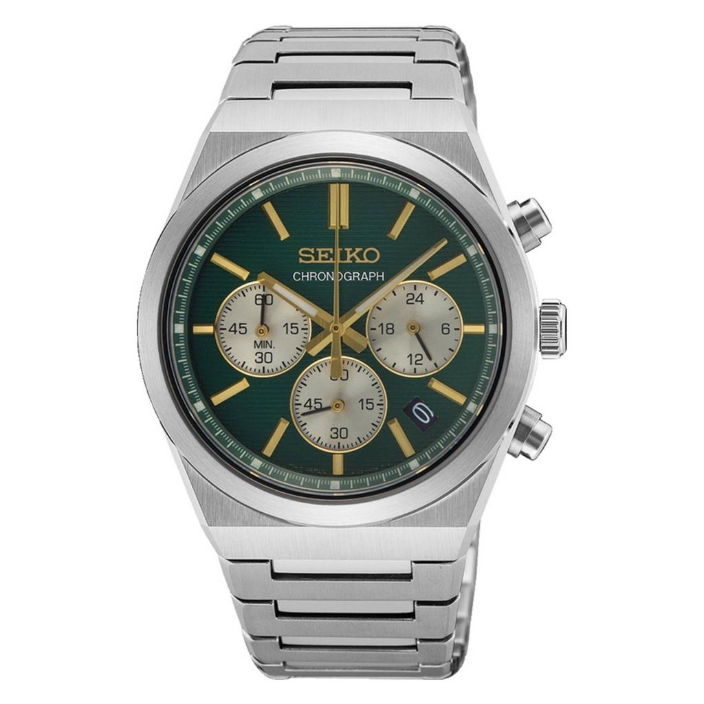 Seiko horloge SSB461P1 zilverkleurig