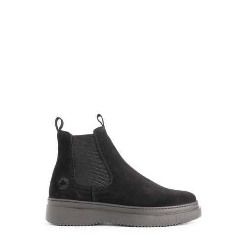 Travelin Howser gevoerde suède chelsea boots zwart afbeelding