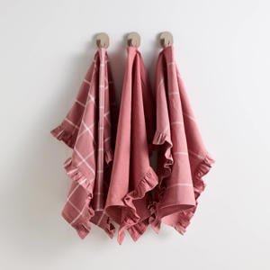theedoek ruffle (50x70 cm) (set van 3)