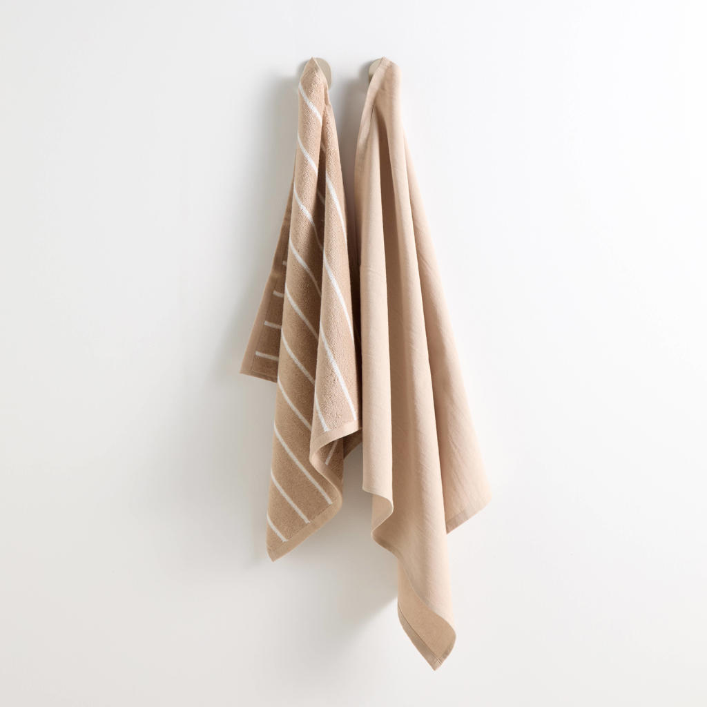 NOUS Living thee- en keukendoek (60x65 + 50x55 cm)