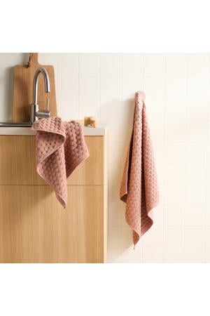 keukendoek oudroze (50x55 cm) (set van 2)